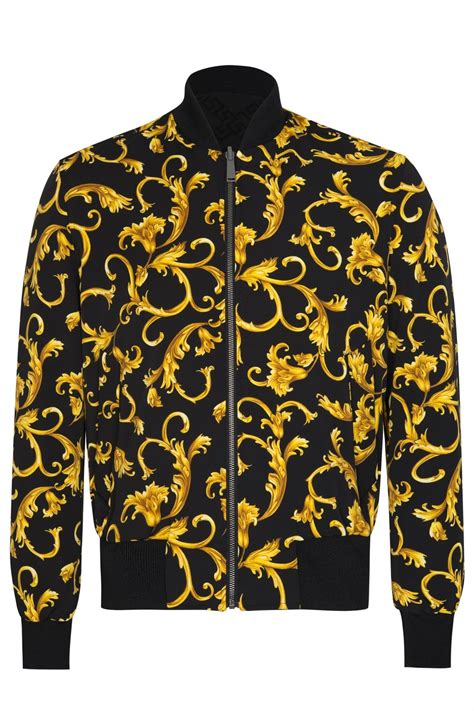 versace jeans bomber jacket womens|versace bomber jacket leather.